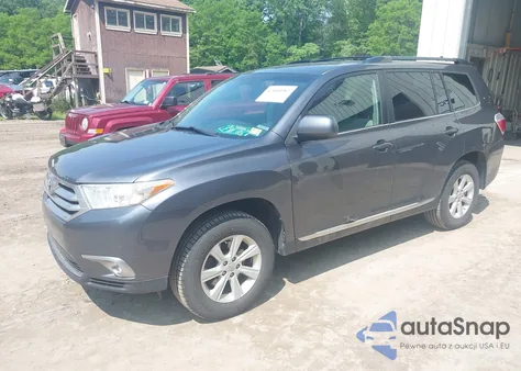 2012 Toyota Highlander Base V6 from USA, damaged, VIN 5TDBK3EH3CS094654